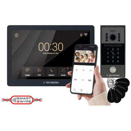 Wideodomofon REVIZOOM RM-T203HD BLACK/RC-212HD-CK1