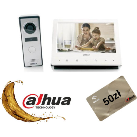 Zestaw wideodomofonowy DAHUA KTA02 + Gratis