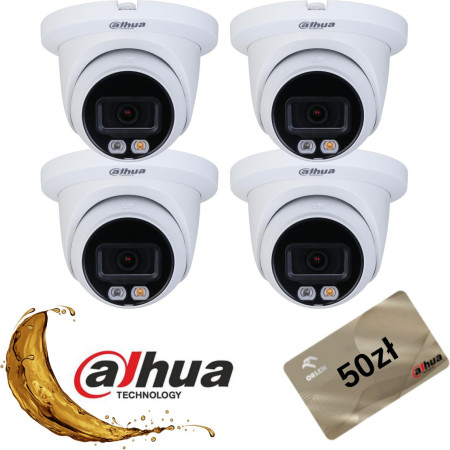 Kamera IP Dahua 8mpx IPC-HDW2849TM-S-IL-0280B Opakowanie zbiorcze 4szt + Gratis