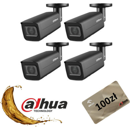 KAMERA IP DAHUA IPC-HFW2841T-ZAS-27135-BLACK Opakowanie zbiorcze 4szt.