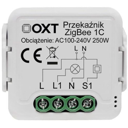 Moduł OXT mini przekaźnik 1 obwód ZigBee TUYA