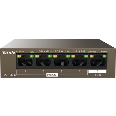 SWITCH POE TENDA TEG1105PD