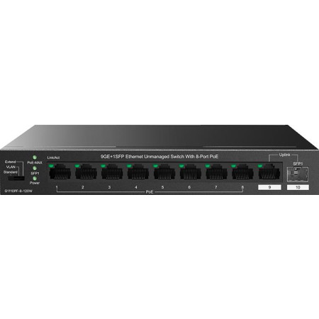 SWITCH POE TENDA TEG1110PF-8-120W