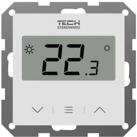 Przewodowy Dwustanowy regulator pokojowy biały F-2Z v1 Tech sterowniki