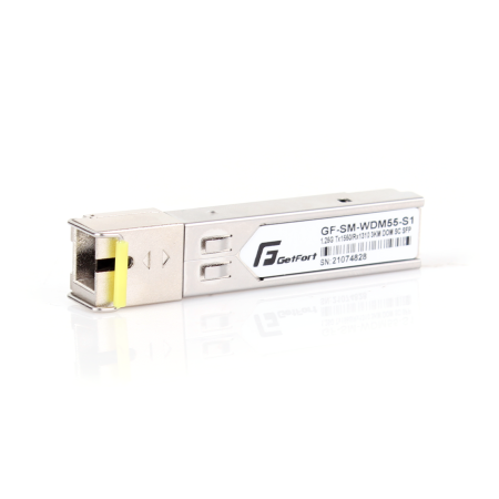 MODUŁ SFP GETFORT WDM 1.25Gbps 3KM SC/UPC SM, TX1550/RX1310