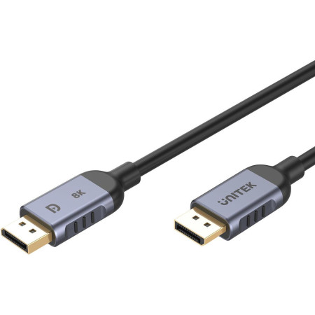 Unitek kabel DisplayPort 1.4 8k 60hz, 4k 240hz, HDR, HDCP 2.3, DSC 1.2, 3m