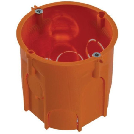 Puszka PK60 Lux głęboka z wkrętami pomarańczowa Pawbol A.0001LDP