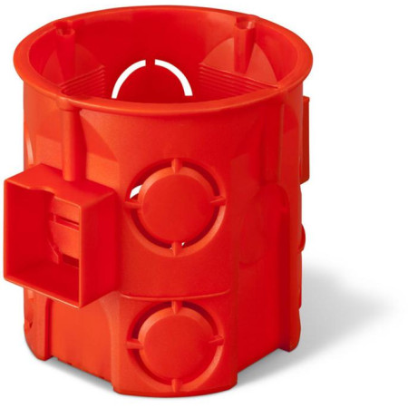 Puszka podtynkowa 60mm głęboka łączeniowa czerwona PK‑60 0285‑00 / 1 szt.