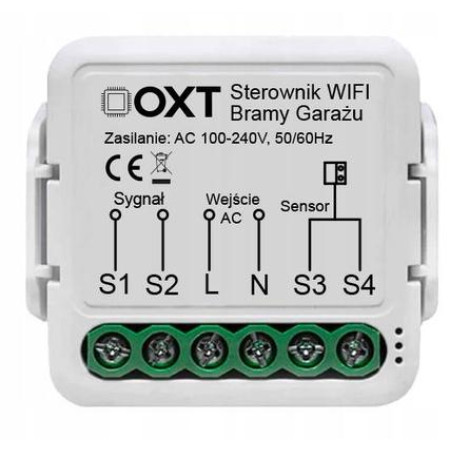 Moduł OXT do bramy garażu Wi-Fi Tuya (T210GL) bez sensora