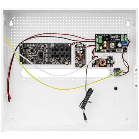 System zasilania buforowego PoE do 8 kamer i rejestratora BCS POWER BCS-UPS/IP8Gb/E-S