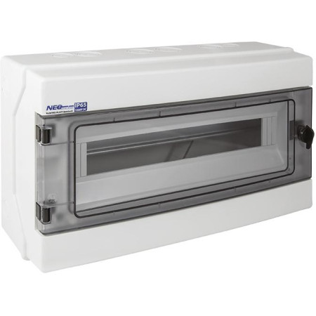 Rozdzielnica hermetyczna modułowa (500V AC, 1000V DC) 1x18 natynkowa (N+PE) IP65 RH-18 ELEKTRO-PLAST OPATÓWEK