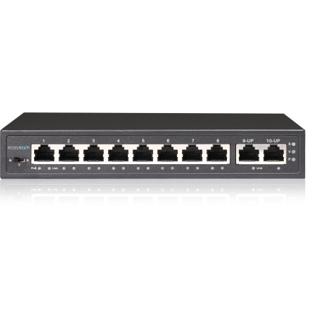 Switch PoE EasyCam 8FE x POE + 2FE UPLINK 96W