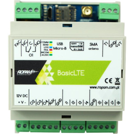 ROPAM Basic4G-D4M moduł powiadomienia i sterowania LTE (2G/4G)