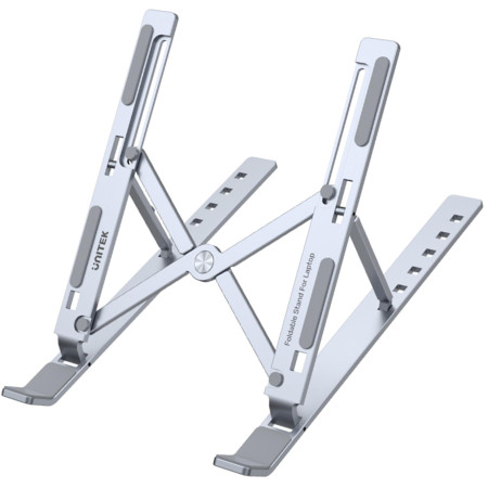 Unitek Podstawka pod laptopa, składana, aluminium 
