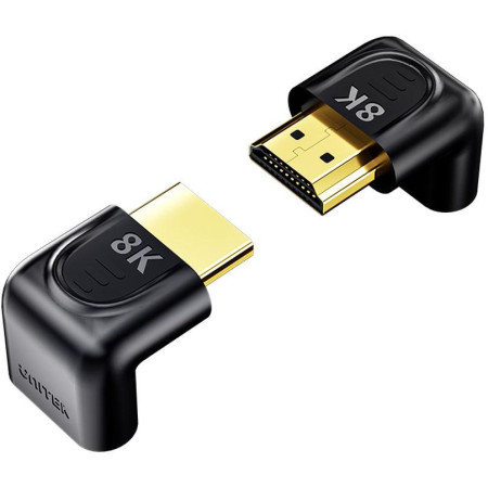 OUTLET_1: Unitek Adapter kątowy 8K HDMI 90 i 270 stopni (OUTLET)