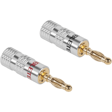 Wtyk głośnikowy banan skręcany HQ audio Cabletech