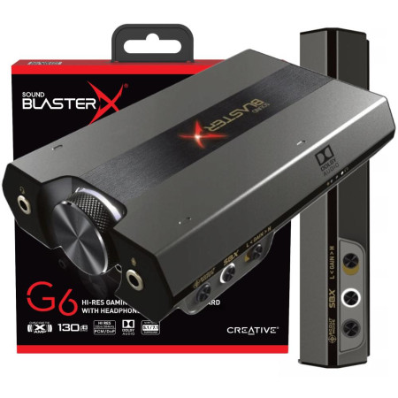 Karta dźwiękowa Creative Sound BlasterX G6 zewnętrzna