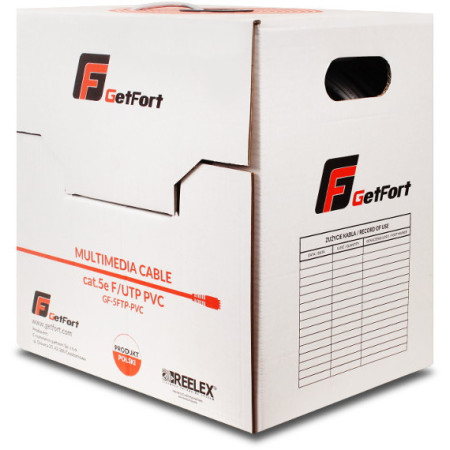 KABEL SKRĘTKA GETFORT PREMIUM CAT.5E U/UTP PVC 500m