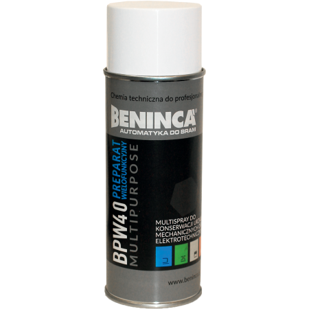 CHEMIA: Preparat wielofunkcyjny Beninca BPW40 400ml do bram/automatyki/napędów