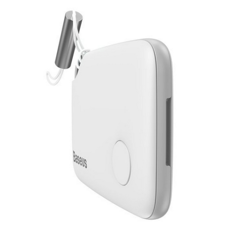 Baseus Intelligent T2 | Lokalizator GPS Bluetooth dla dzieci do kluczy biały