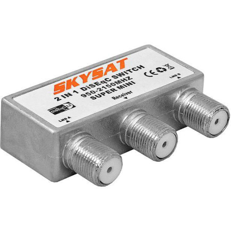 Złącze SAT DiSEqC 2x1 w obudowie LX5197