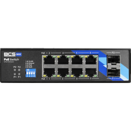 Switch PoE BCS BASIC BCS-B-ISP08G-2SFP