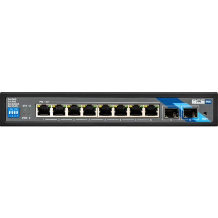 Switch PoE BCS BASIC BCS-B-SP08G-2SFP