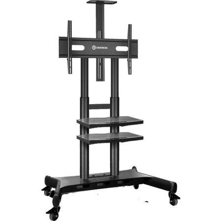 Mobilny stojak do TV 50"-86" do 90 kg ONKRON TS1881 Czarny