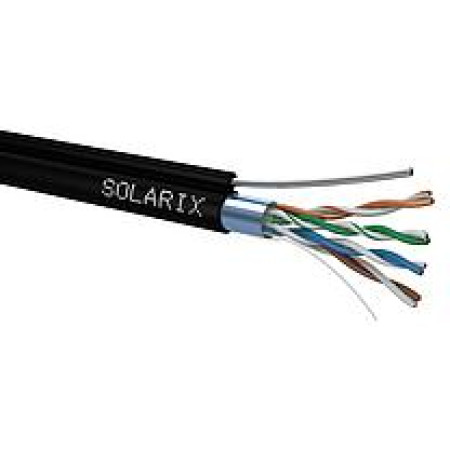 KABEL SKRĘTKA SOLARIX CAT.5E F/UTP UV SUCHY Z LINKĄ NOŚNĄ 305m