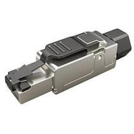 WTYK MODULARNY KONEKTOR PRZEMYSŁOWY SAMOZACISKOWY SOLARIX RJ45 CAT.6A STP 8P8C