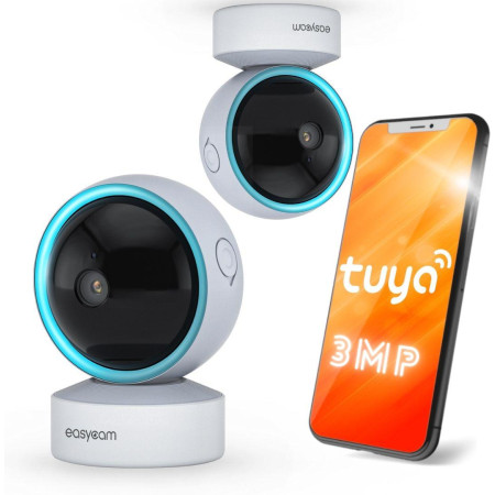 Kamera IP EasyCam wewnętrzna obrotowa WiFi Tuya 3MP EC-3GD6IR