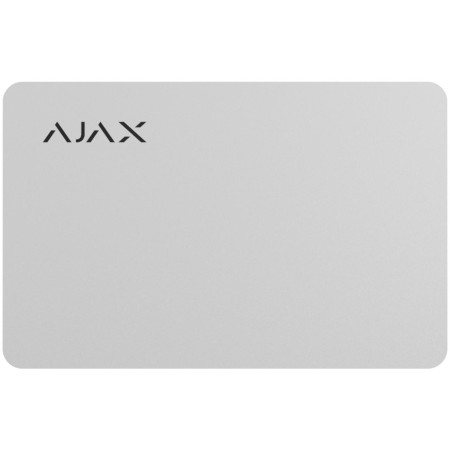AJAX Karty dostępowe Batch of Pass (3 pcs) - white
