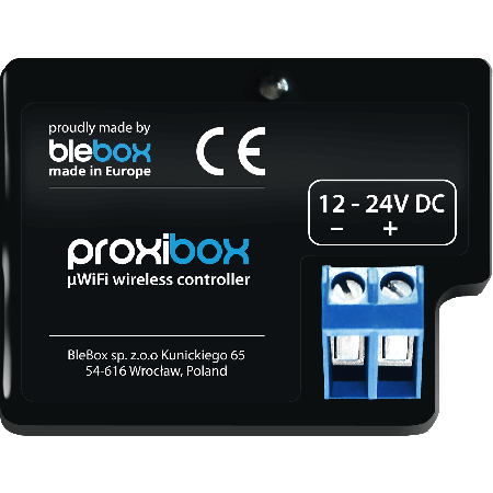 Czujnik zbliżeniowy proxibox z WiFi Blebox