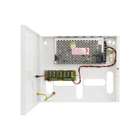 ZASILACZ IMPULSOWY STABILIZOWANY DO 8 KAMER HD Pulsar PSDC08128T 12V/8A/8×1A/TOPIC
