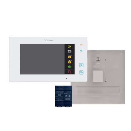 Skrzynka na listy Vidos DUO z monitorem M1021W/S1201-SK