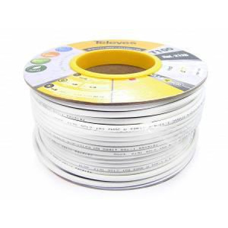 KABEL KONCENTRYCZNY Televes T-100 PVC Eca KLASA A - 1m