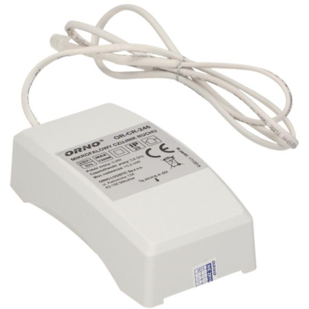 Mikrofalowy czujnik ruchu ORNO OR-CR-246 z zewnętrznym sensorem 360°, IP20 