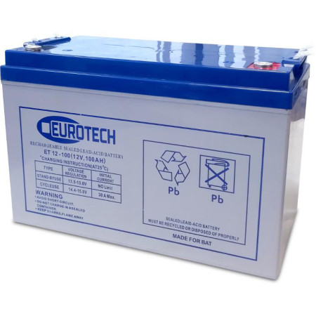 Akumulator AGM Eurotech 100Ah