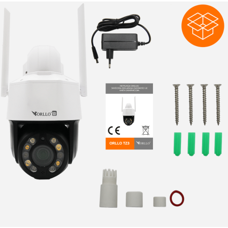 OUTLET_2: Kamera IP Orllo TZ3 zewnętrzna obrotowa Wi-Fi poe 5MP (OUTLET)