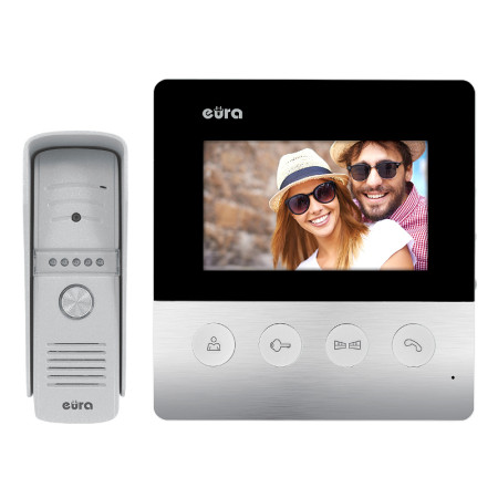 OUTLET_2: WIDEODOMOFON EURA VDP-19A3 "HELIOS" 4,3''