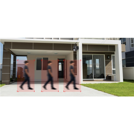 OUTLET_1: Kamera IP EasyCam obrotowa zewnętrzna WiFi Tuya 8MP 4 x zoom EC-8PT8IR-B (OUTLET)