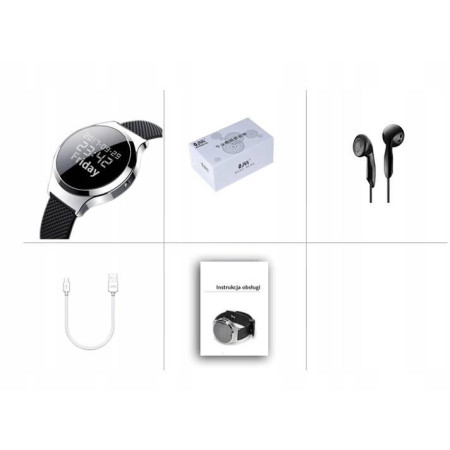 OUTLET_1: Dyktafon JNN S8 32GB zegarek szpiegowski detekcja (OUTLET)