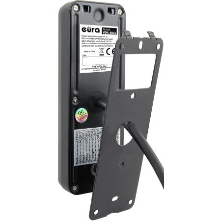 OUTLET_1: WIDEODOMOFON EURA VDP-00C5 CZARNY (OUTLET)