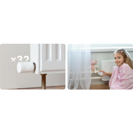 OUTLET_1: Głowica termostatyczna Imou Zigbee IOT-TRV1-EU (OUTLET)