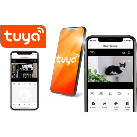 OUTLET_1: Kamera IP EasyCam obrotowa zewnętrzna dual WiFi 4MP (2MP + 2MP) Tuya EC-2x2PTZ8DL-N (OUTLET)