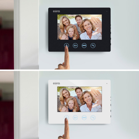 OUTLET_2: WIDEODOMOFON EURA VDP-90A3 DELTA + czarny monitor TUYA (OUTLET)