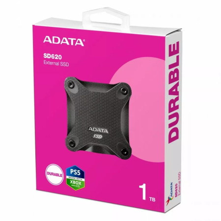 OUTLET_1: Dysk Zewnętrzny SSD Adata SD620 1TB czarny (OUTLET)