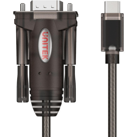 OUTLET_1: Adapter Unitek Y-1105K USB-C 1x RS-232 (OUTLET)