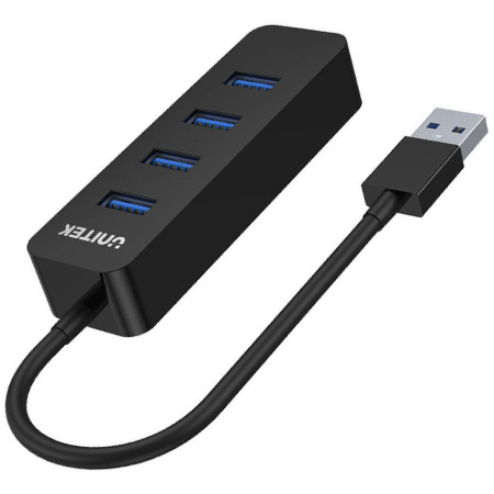 OUTLET_1: Hub USB Unitek H1117A 4 porty USB-C na USB 3.1 aktywny 10W (OUTLET)