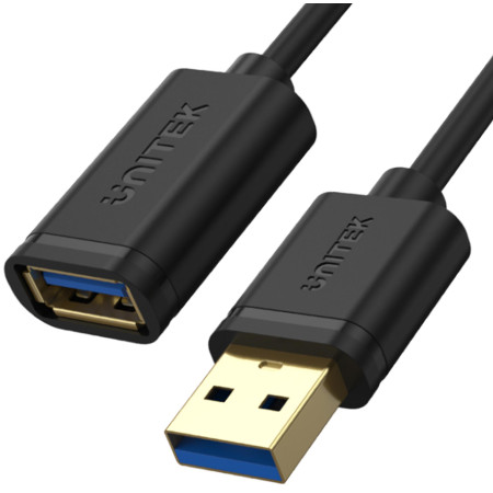 OUTLET_1: Unitek Y-C458GBK przewód przedłużacz USB 3.0 AM-AF 1,5M (OUTLET)